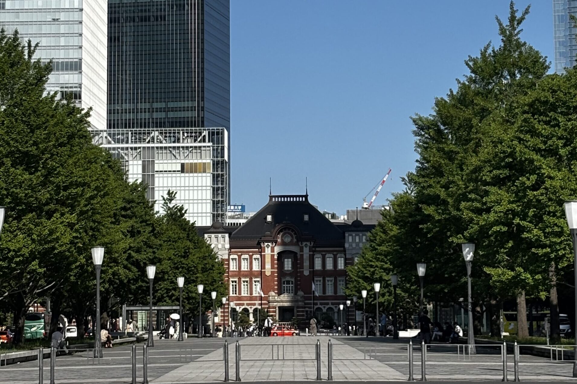赤煉瓦の東京駅丸の内駅舎